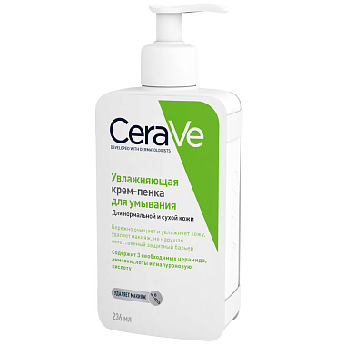 Купить CeraVe крем-пенка 236мл увлажняющ д/умывания