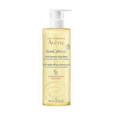Купить Avene XeraCalm A.D 400 мл масло липидовосполняющее очищающее