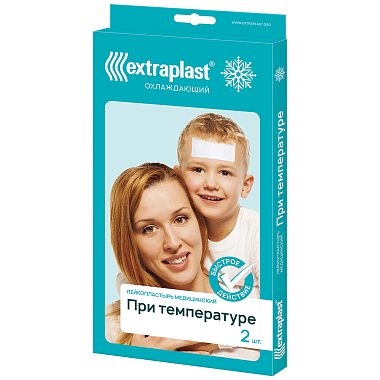 Купить Extraplast 5 см x 12 см 2 шт пластырь охлаждающий