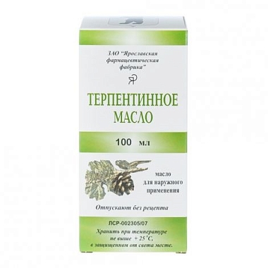 Купить Терпентинное масло 100 мл масло для наружного применения
