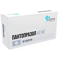 Купить: Пантопразол 40 мг 56 шт таблетки кишечнорастворимые покрытые оболочкой