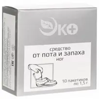 Купить: Эко 1,5 г 10 шт средство от пота и запаха ног