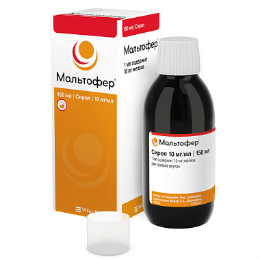 Купить Мальтофер 10 мг/мл 150 мл сироп флакон