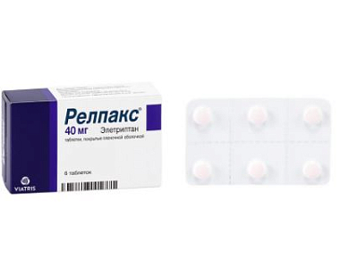 Купить Релпакс 40 мг 6 шт таблетки покрытые пленочной оболочкой