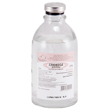 Купить Глюкоза 5% 400 мл раствор для инфузий