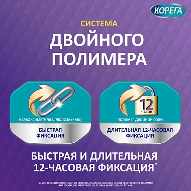 Купить Корега 40 г крем для фиксации зубных протезов комплексная защита