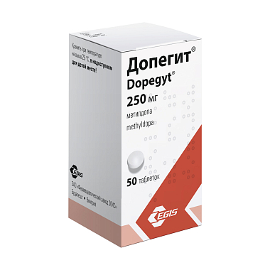Купить Допегит 250 мг 50 шт таблетки