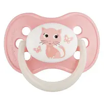 Купить: Canpol babies animals 1 шт соска-пустышка латексная 0-6 мес цвет розовый