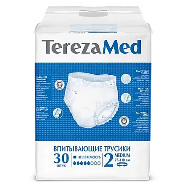 Купить TerezaMed 30 шт  трусы-подгузники размер М