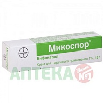 Купить: Микоспор 1% 15 г крем для наружного применения