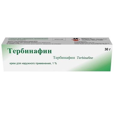 Купить Тербинафин 1 % 30 г крем для наружного применения