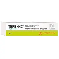 Купить: Тербикс 1 % 10 г крем для наружного применения