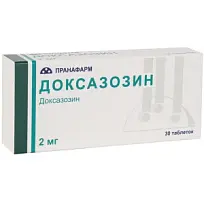 Купить: Доксазозин 2 мг 30 шт таблетки