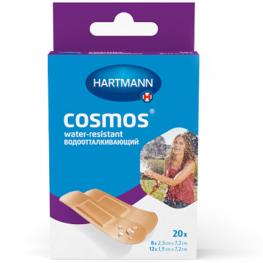 Купить Cosmos Water-Resistant 20 шт пластырь 2-х размеров