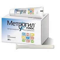 Купить: Метрогил Плюс 50 г гель вагинальный + 10 аппликаторов