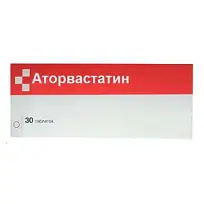 Купить: Аторвастатин 40 мг 30 шт таблетки покрытые пленочной оболочкой 