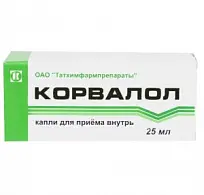 Купить: Корвалол 25 мл капли для внутреннего применения флакон