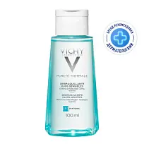 Купить: Vichy Purete Thermale 100 мл средство для снятия макияжа с глаз и кожи лица успокаивающее