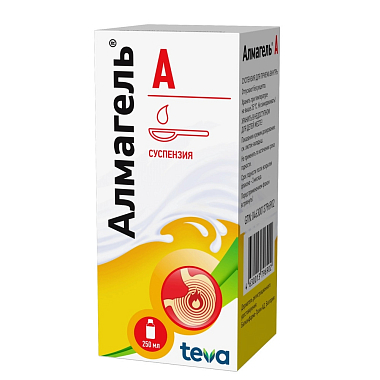 Купить Алмагель А 250 мл суспензия для внутреннего применения флакон