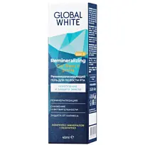 Купить: Global White гель для полости рта реминерализирующий яблоко-мята со фтором