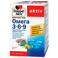 Купить: Доппельгерц Актив Омега-3-6-9 60 шт капсулы