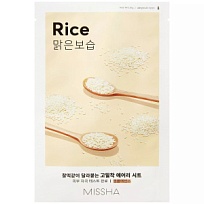 Купить: Missha Airy Fit 19 г маска для лица для огрубевшей толстой кожи с экстрактом риса освежающая