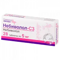 Купить: Небиволол-СЗ 5 мг 28 шт таблетки