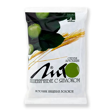 Купить Лито 200г отруби пшеничные хрустящие с кальцием и яблоком