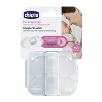 Купить: Chicco 2 шт накладки на соски силиконовые защитные размер M/L