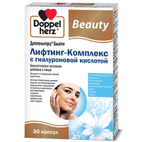 Купить: Доппельгерц Бьюти Лифтинг-Комплекс с гиалуроновой кислотой 30 шт капсулы