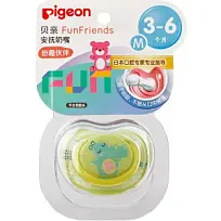 Купить: Pigeon размер M 3+ мес пустышка силиконовая бегемотик