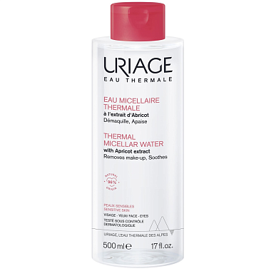 Купить Uriage 500 мл вода мицеллярная очищающая для чувствительной кожи