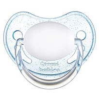Купить: Canpol babies basic 1 шт соска-пустышка латексная анатомическая 0-6 мес цвет голубой