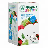 Купить: ФармаЦветик 1,5 г 20 шт детский травяной чай для иммунитета фильтр-пакеты