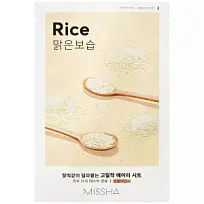 Купить: Missha Airy Fit 19 г маска для лица для огрубевшей толстой кожи с экстрактом риса освежающая
