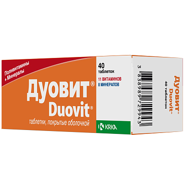 Купить Дуовит 40 шт драже