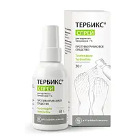 Купить: Тербикс 1 % 30 г спрей для наружного применения