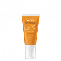 Купить: Avene SPF 50+ 50 мл крем солнцезащитный без отдушек