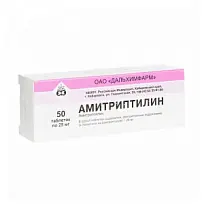 Купить: Амитриптилин-Лэнс 25 мг 50 шт таблетки