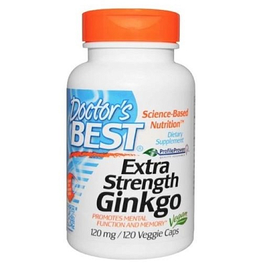 Купить Doctor's Best Гинкго билоба Стронг 120 шт капсулы