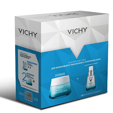Купить Vichy Mineral 89 набор крем 72 ч 50 мл + гель-сыворотка 30 мл