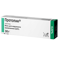 Купить: Протопик 0,03 % 30 г мазь для наружного применения