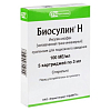 Купить Биосулин Н 100 МЕ/мл 3 мл 5 шт суспензия для подкожного введения картриджи