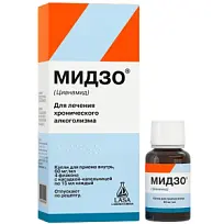 Купить: Мидзо 60 мг/мл 15 мл 4 шт ампула капли для приема внутрь