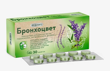 Купить Бронхоцвет BioForte 30 шт таблетки