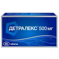 Купить: Детралекс 500 мг 60 шт таблетки покрытые пленочной оболочкой