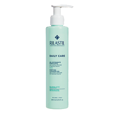 Купить Rilastil Daily Care 200 мл гель очищающий для жирной и комбинированной кожи