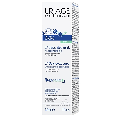 Купить Uriage Bebe Peri-Oral 30 мл крем для кожи контура рта первый уход восстанавливающий