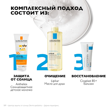 Купить La Roche-Posay Anthelios UVMUNE 400 Dermo-Pediatrics 250 мл молочко солнцезащитное детское увлажняющее  для лица и тела SPF 50+ PPD 26