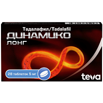 Купить: Динамико Лонг 5 мг 28 шт таблетки покрытые пленочной оболочкой
